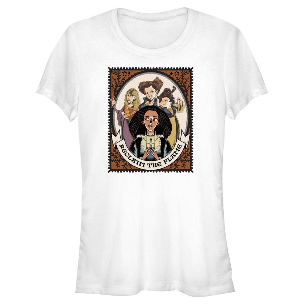 Juniors Hocus Pocus 2 Reclaim The Flame Stamp Tshirt